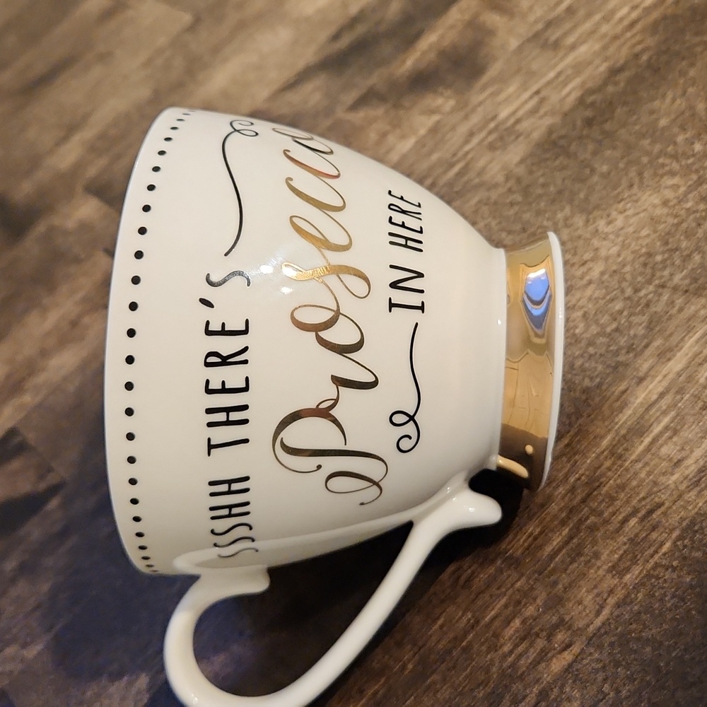 Ssshh There's Prosecco In Here mug cooksmart England China mug
